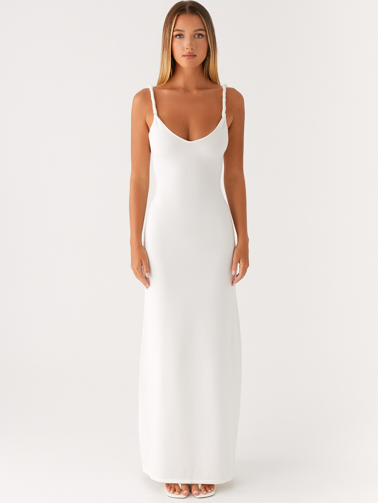 Anastasia Maxi Dress - Ivory 2