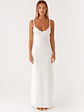 Anastasia Maxi Dress - Ivory - thumbnail 2