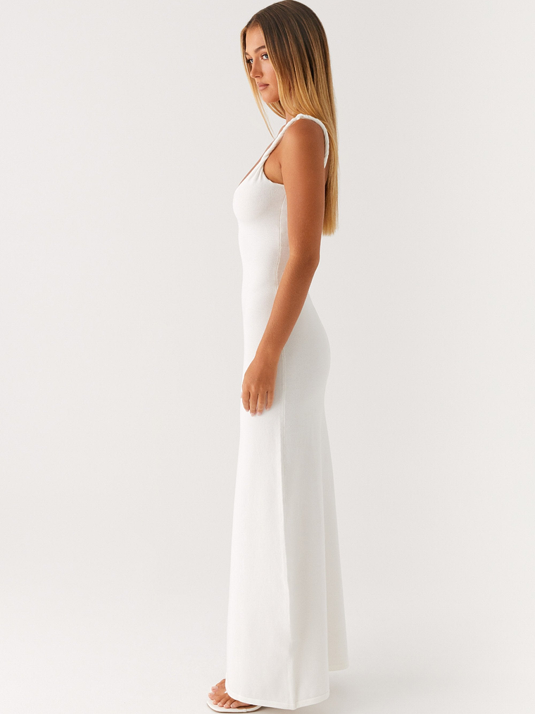 Anastasia Maxi Dress - Ivory 3