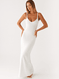 Anastasia Maxi Dress - Ivory - thumbnail 6