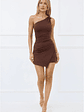 Afterparty Vibes One Shoulder Mini Dress - thumbnail 5