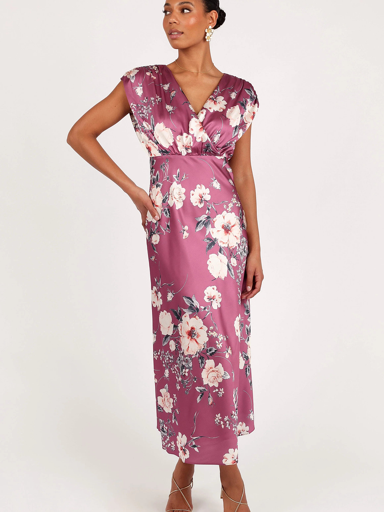 Amarlee Maxi Dress - Dark Rose Floral 3