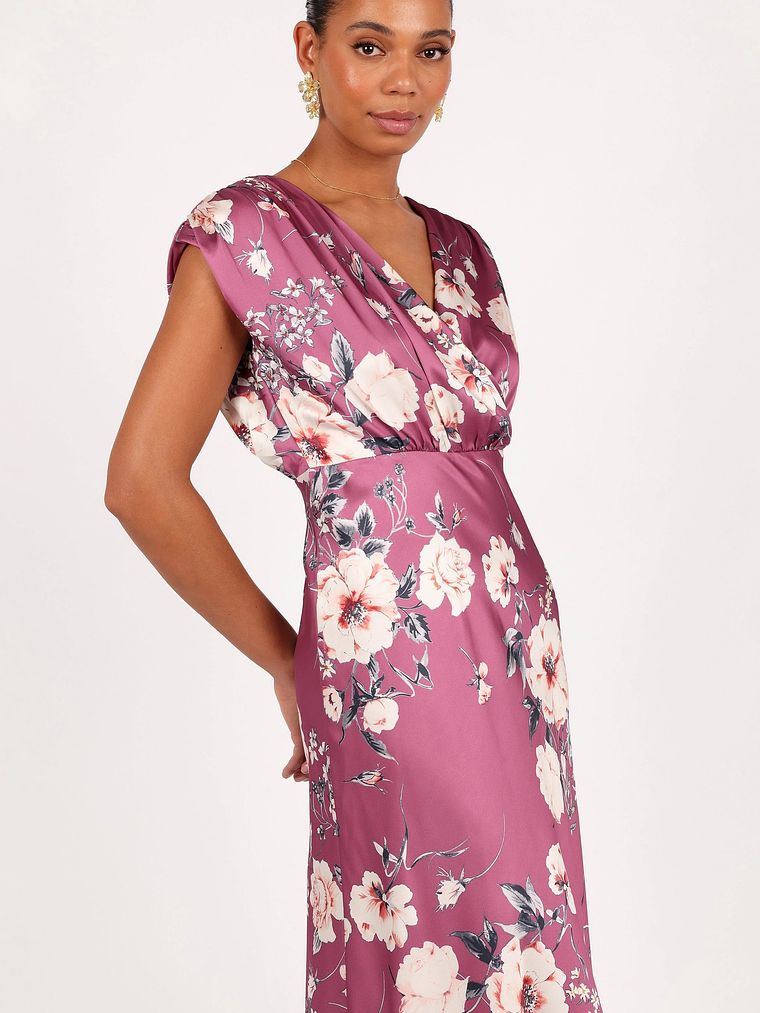 Amarlee Maxi Dress - Dark Rose Floral 4