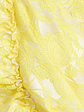 Alfreda Midi Dress One Shoulder Ruffle Detail Brailey Jacquard Dress in Yellow - thumbnail 4