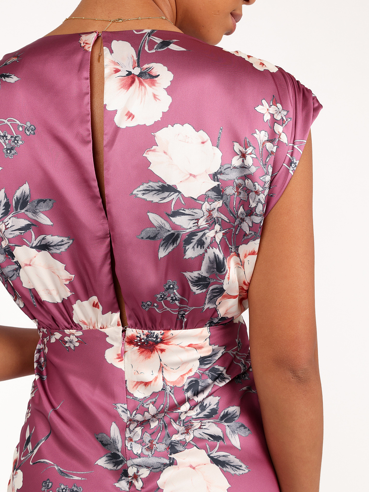 Amarlee Maxi Dress - Dark Rose Floral 8