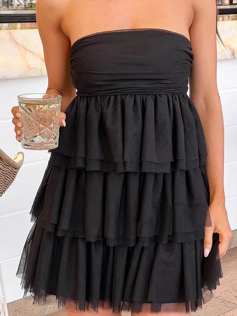 Birthday Girl Black Mini Party Dress 2