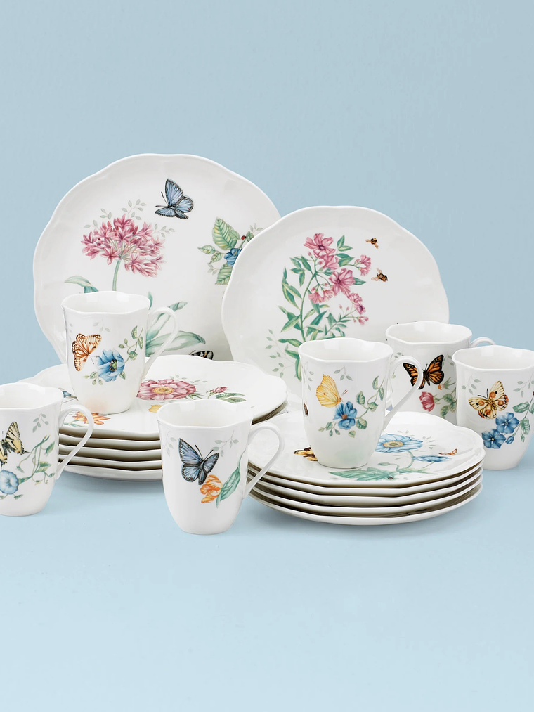 Butterfly Meadow 18-Piece Dinnerware Set 1