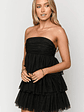 Birthday Girl Black Mini Party Dress - thumbnail 5
