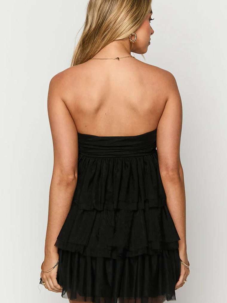 Birthday Girl Black Mini Party Dress 6