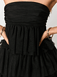 Birthday Girl Black Mini Party Dress - thumbnail 7