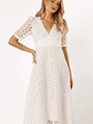 Camellia Midi Dress - White - thumbnail 3