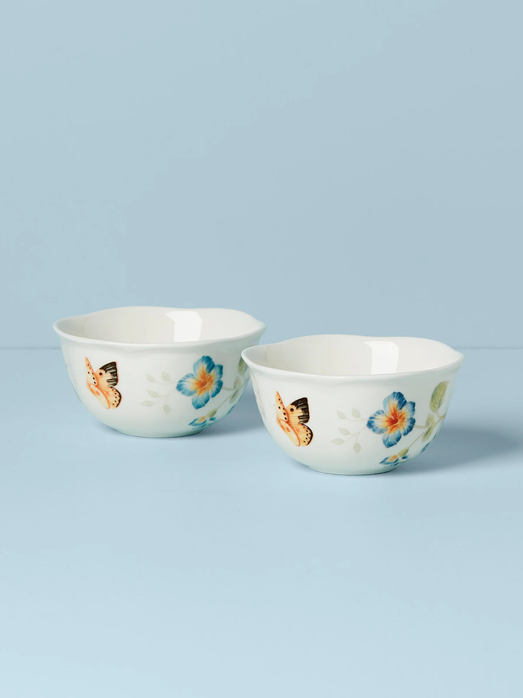 Butterfly Meadow 2-Piece Dessert Bowl Set 3