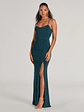 Ashley Sleeveless Bow Mermaid Formal Dress - thumbnail 4