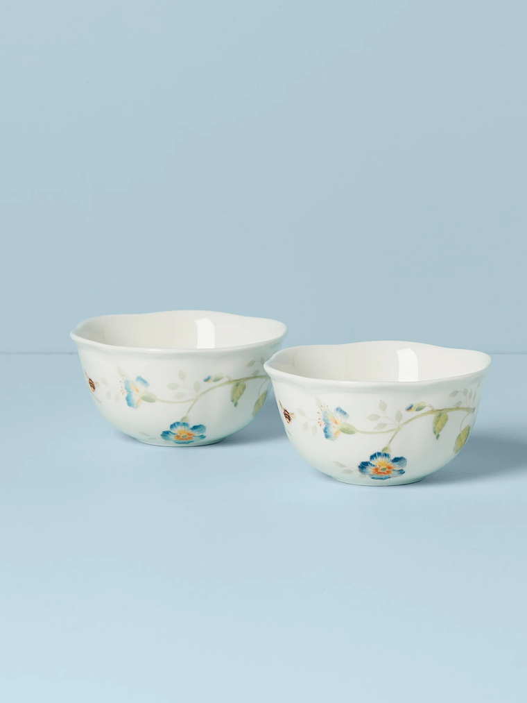 Butterfly Meadow 2-Piece Dessert Bowl Set 4