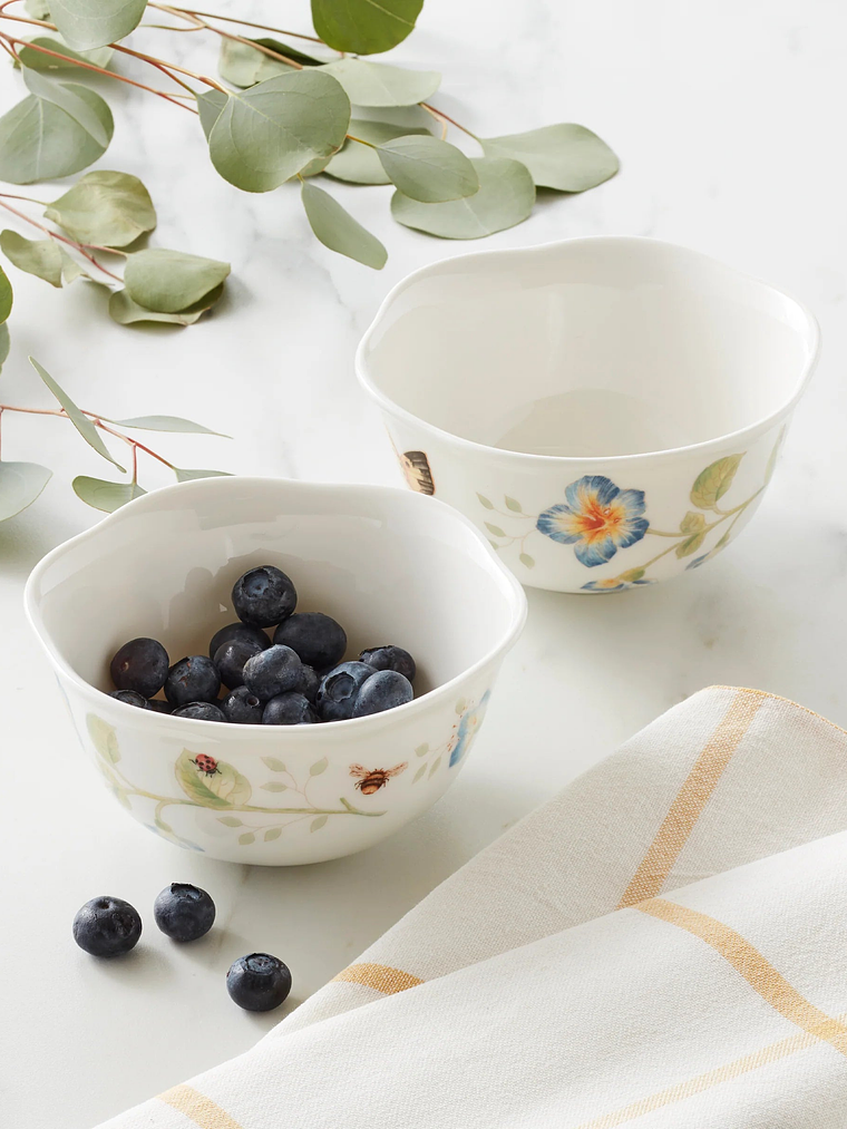 Butterfly Meadow 2-Piece Dessert Bowl Set 5