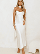 Be Noticed Strapless Satin Maxi Dress - thumbnail 1