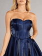 Briar Strapless Bow Back Skater Dress - thumbnail 4