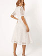 Camellia Midi Dress - White - thumbnail 6