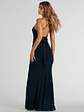 Ashley Sleeveless Bow Mermaid Formal Dress - thumbnail 9