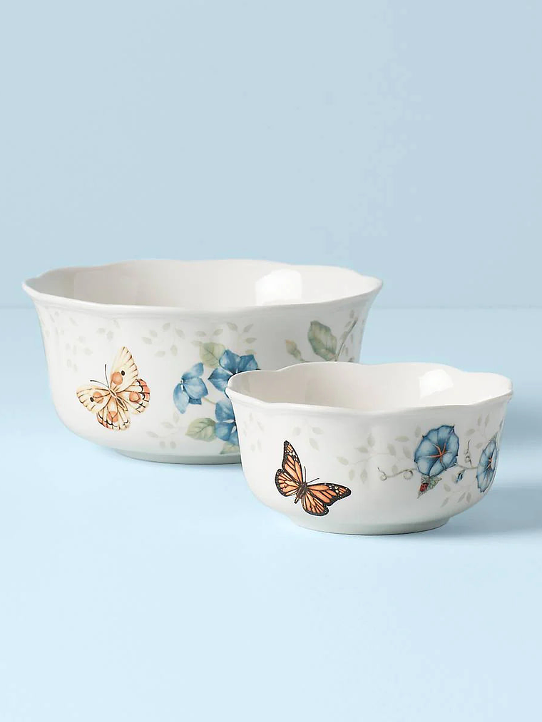 Butterfly Meadow 2-Piece Nesting Bowl Set 3