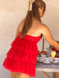 Birthday Girl Red Mini Party Dress - thumbnail 8