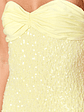 Ashley Yellow Sequin Strapless Maxi Dress - thumbnail 6