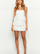Birthday Girl White Mini Party Dress - thumbnail 3