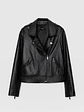 Bonham Studded Biker Jacket - Black - thumbnail 7