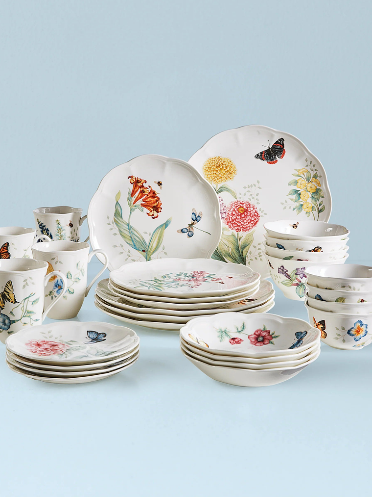 Butterfly Meadow 28-Piece Dinnerware Set 1