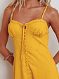 Back Together Button Front Midi Dress Marigold - thumbnail 4