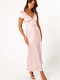 Benton Slip Maxi Dress - Pink Floral - thumbnail 5
