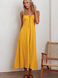 Back Together Button Front Midi Dress Marigold - thumbnail 5