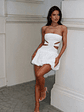 Ashton Mini Dress White - thumbnail 5