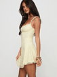 Beacall Mini Dress Lemon - thumbnail 4