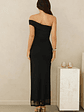 Berry Fresh Mesh One Shoulder Maxi Dress - thumbnail 9