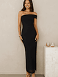 Berry Fresh Mesh One Shoulder Maxi Dress - thumbnail 10