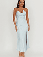 Blaise Asymmetric Neckline Maxi Dress Blue - thumbnail 5