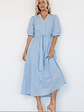 Camille Maxi Dress | Light Blue - thumbnail 5