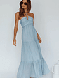 Asiah Halterneck Maxi Dress Ice Blue - thumbnail 1