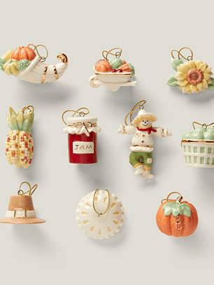 Autumn Favorites 10-Piece Ornament Set