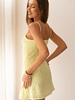 Bailee Yellow Sequin Mini Dress - thumbnail 8