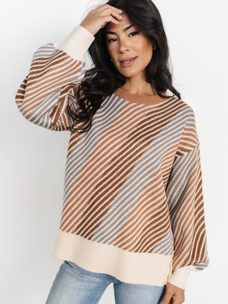 Baldwin Striped Sweater | Multi 1