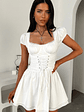 Briellyn Mini Dress - White - thumbnail 7