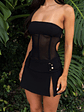 Beau Mini Dress Black - thumbnail 2