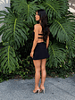 Beau Mini Dress Black - thumbnail 3