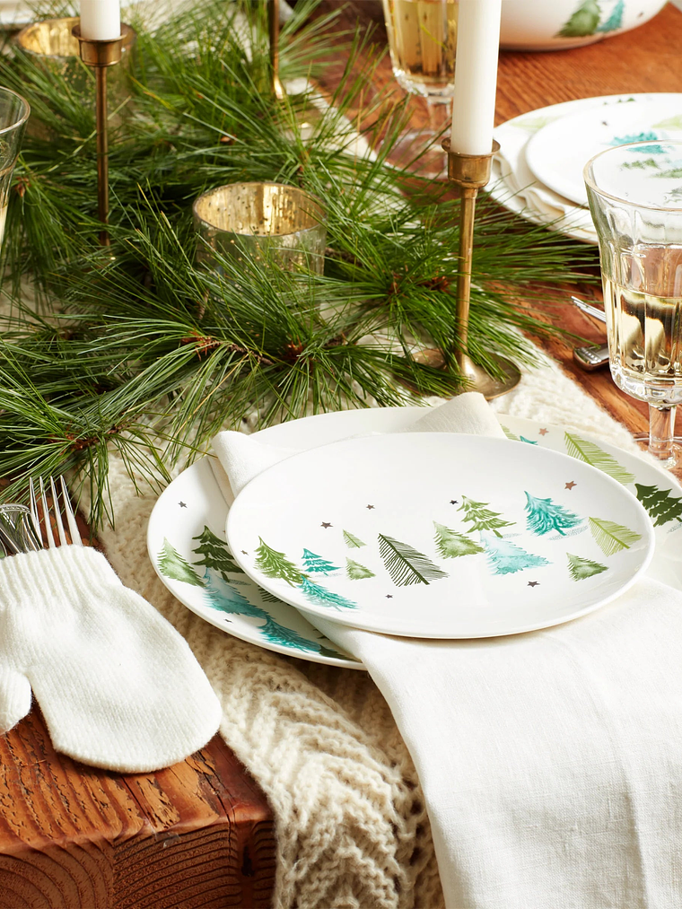 Balsam Lane 12-Piece Dinnerware Set 4