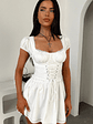 Briellyn Mini Dress - White - thumbnail 11