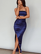 Can't Hardly Wait Cut-Out Midi Dress Navy - thumbnail 5