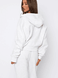Can't Miss It Boxy Zip Front Hoodie Grey Marle/Rose Gold - thumbnail 4