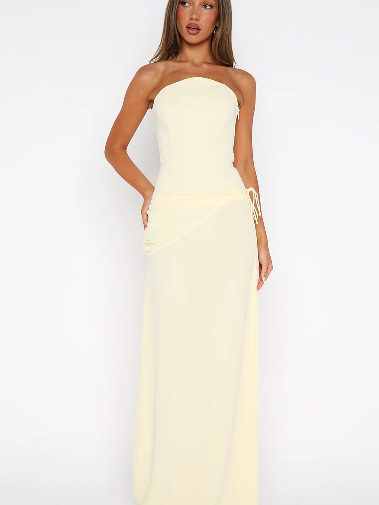 Bye Girl Strapless Bustier Butter 5